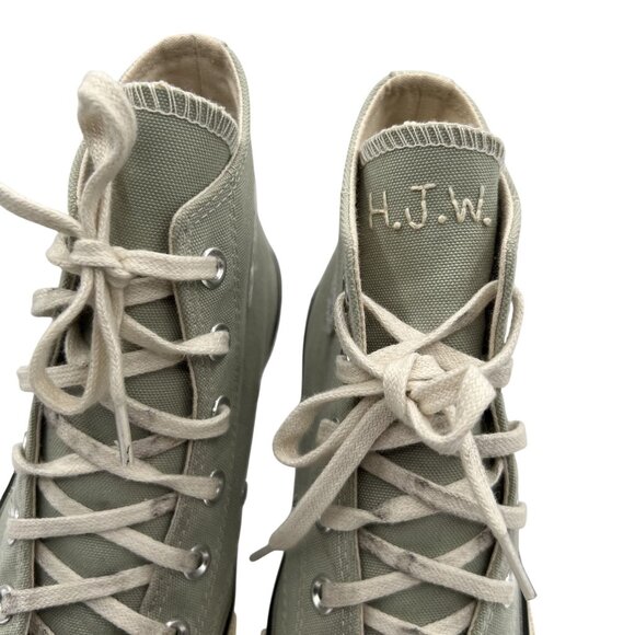 Converse Chuck Taylor All Star Size US M6 / W8 Embroidered Sage High Top Sneaker - Picture 10 of 16